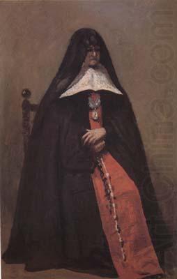 Jean Baptiste Camille  Corot La superieure du couvent des Annonciades de Boulogne-sur-Mcr Vers (mk11) china oil painting image